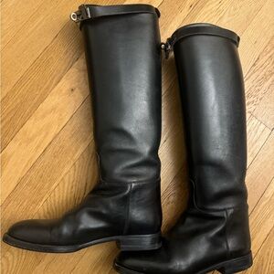 AUTHENTIC HERMES jumping boots black size 37